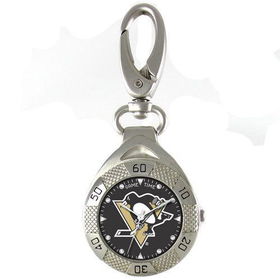 PITT. PENGUINS CLIP ON WATCHpitt 