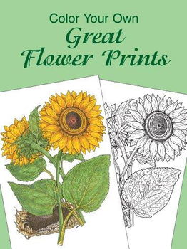 Color Your Own Great Flower Printsflower 