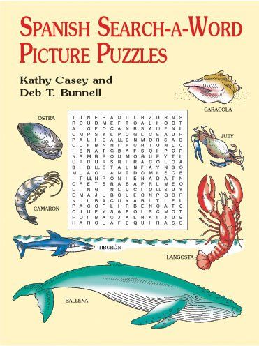 Spanish Search-A-Word Picture Puzzlesspanish 