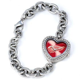 DETROIT RED WINGS HEART WATCHdetroit 