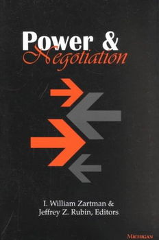Power and Negotiationpower 