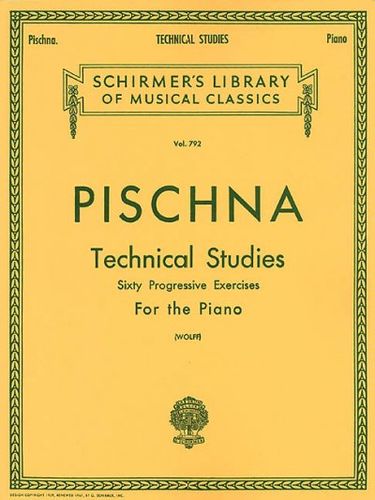Pischna: Technical Studies for the Piano (Schirmer's Library of Musical Classics)pischna 