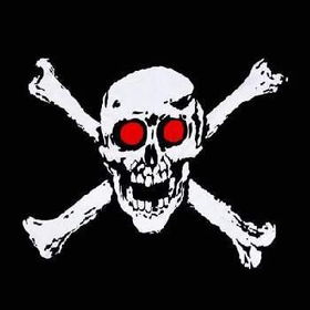 Jolly Roger Bandanas - Dozen Packed 22x22 Case Pack 12jolly 