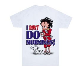 Betty Mornings Night Shirt - White Case Pack 6betty 