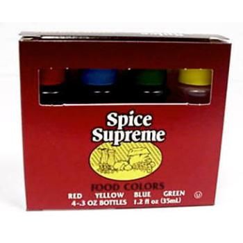 Spice Supreme - Food Coloring Case Pack 48