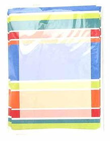 Primary Stripe 8 Card/Envelope Panelss Case Pack 72primary 