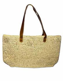 Loop Weave Beige Tote Case Pack 16