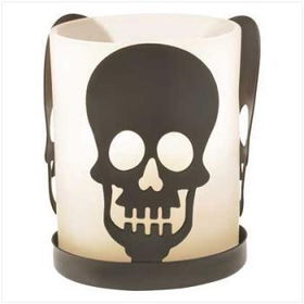 Skull Votive Holder Case Pack 1