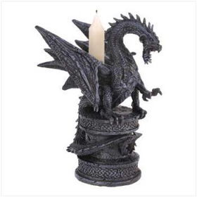 Granite Dragon Candleholder Case Pack 1