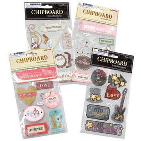 Assorted Scrapbook Embellishments Case Pack 288