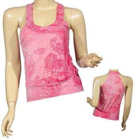 Ladies Fashion Oval Neck Sleeveless Top Case Pack 6ladies 