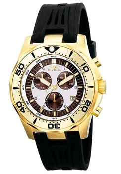 Men's Invicta II Chronograph Black Polyurethanemen 