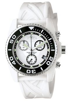Men's Adrenaline Chronograph White Rubbermen 