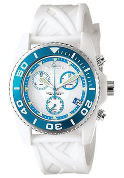 Men's Adrenaline Chronograph White Rubbermen 