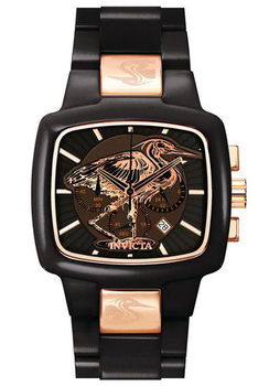 Midsize Adrenaline Chronograph Heron Motif Black Corianmidsize 
