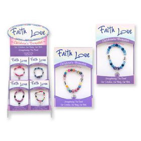 Faith & Love Children's Bracelet Case Pack 24