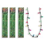 Lotsa Lites Flashing Holiday Necklace w/Display Case Pack 36