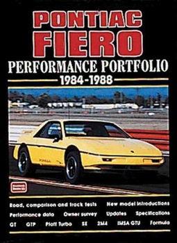 Pontiac Fiero 1984-1988 -performance Portfoliopontiac 