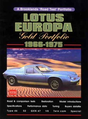 Lotus Europa Gold Portfolio 1966-75lotus 