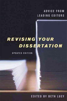Revising Your Dissertationrevising 