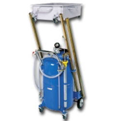 Heavy Duty Waste Oil Drain/Evacuator with Cantilever Basinheavy 