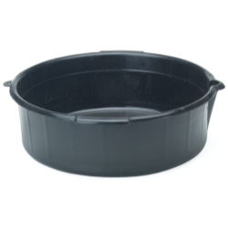 DRAIN PAN PLASTIC 13IN. DIA. 4IN. HIGHdrain 