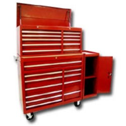 42\" 21 DRAWER CHEST/CAB/SIDE COMBO RB SLIDES RED