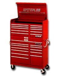 10 Drawer Chest and 12 Drawer Tool Cart Combination, 46 in. Wide