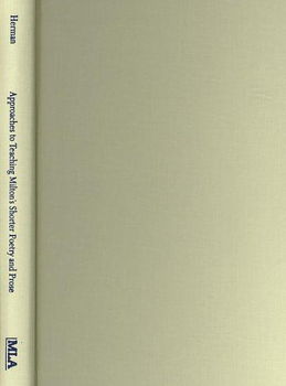 Approaches to Teaching Milton's Shorter Poetry and Proseapproaches 