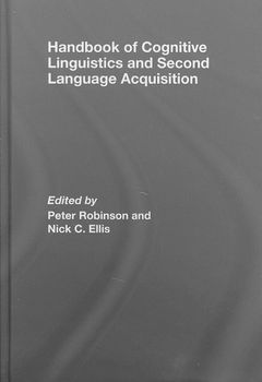 Handbook of Cognitive Linguistics and Second Language Acquisitionhandbook 