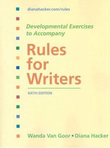 Rules for Writersrules 