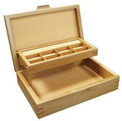 Pop-Up Tray Jewelry Box Natural