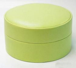 Green Faux Leather Coaster