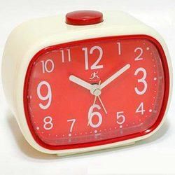 That 70's Clock - Cream/Redclock 