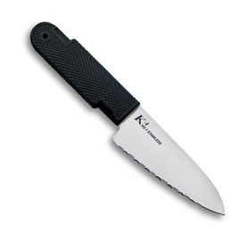 K4 Kitchen Knife, Kraton, Serrated,Polypropylene Sleeve Shthkitchen 