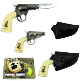 JESSE JAMES PISTOL KNIFE Giftjesse 