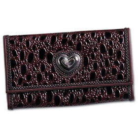 Embassy&trade; Burgundy Genuine Leather Wallet