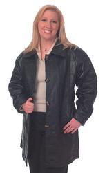 2X LADIES 3/4 LGTH LTHR COATladies 