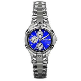 Spider-Multifunction, Blue Dial, Stainless Steel Bandspider 