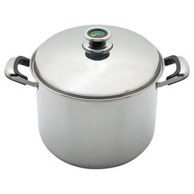 16qt Thermo Control Surgical Stainless Stockpot with High Dome Cover from Chef&rsquo;s Secret&reg; by Maxam&reg;thermo 