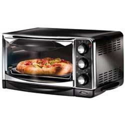 6 Slice Toaster Oven- Black