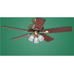 52" Antique Brass Ceiling Fan