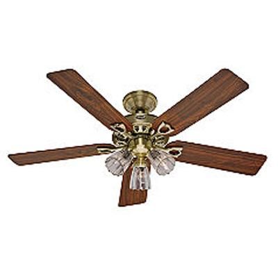 52"" Sontera Antique Brass Fan