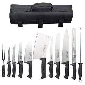 Slitzer&trade; 12pc Professional Style Cutlery in Nylon Travel Pouchslitzer 