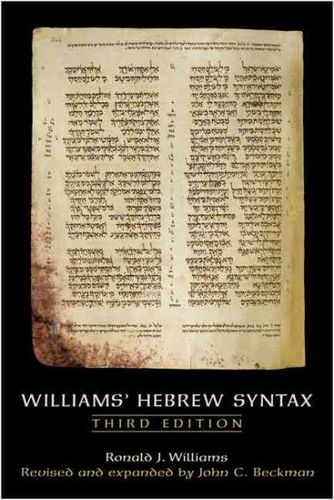 Williams' Hebrew Syntaxwilliams 