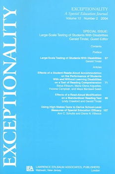 Large-Scale Testing Of Students With Disabilitiesscale 