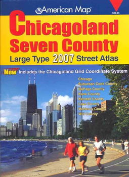 American Map Chicagoland Seven County Atlasamerican 