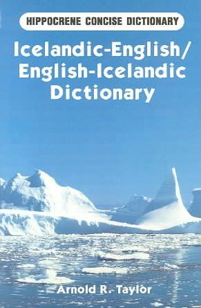 Icelandic-English/English-Icelandic Dictionaryicelandic 