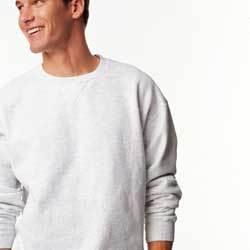Hanes Beefy no-shrink fleece 9 oz., 80/20 crew neck sweatshirt Color: DEEP ROYAL Shanes 