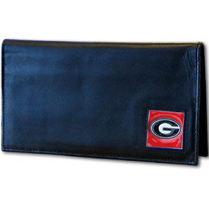College Checkbook Cover in a tin - Georgia Bulldogscollege 